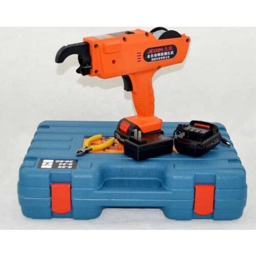 1500mAh 3000mAh Automatic Rebar Tying Machine Rechargeable Lithium Battery Electric Tool Rebar Tier Free Shipping with Toolbox