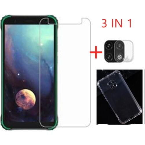 3-in-1 Case + Camera Tempered Glass On For Blackview BV4900 Pro ScreenProtector Glass For Blackview BV4900 3D Glass