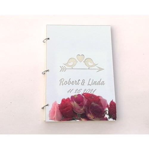 DIY Horizontal and Vertical Acrylic mirror Guest Book Party Favor Gift for Bridesmaid Guests Brand Style