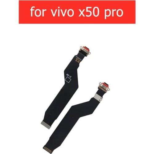For vivo x50 pro USB Charger Connector Flex Cable USB Charging Dock PCB Board Flex Cable Audio Jack Repair Parts