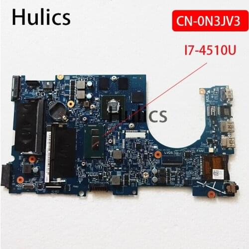 Hulics Original CN-0N3JV3 For DELL Inspiron 17 7737 laptop DOH70 12309-1 F53D4 0N3JV3 I7-4510U N14P-GT-A2 GT750M 2G main board