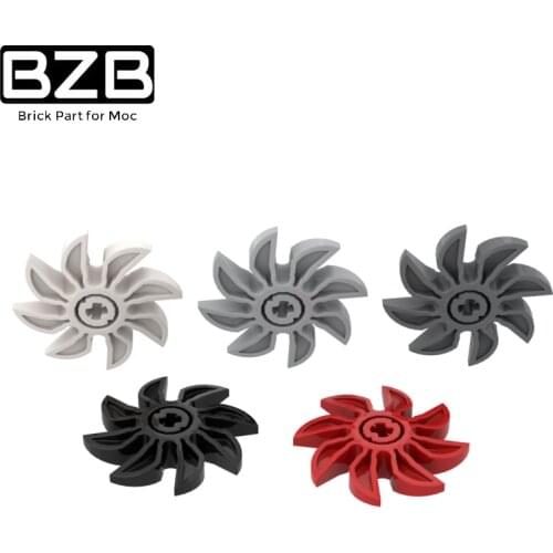 BZB MOC 41530 Fan Blade High-tech Creative Building Block Model Kids Toys Boys DIY Brick Parts Education Best Gifts