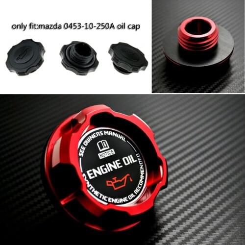 Red Aluminum ENGINE Oil Cap For MAZDA RX7 RX8 323 FAMILIA BP 1.8L PROTEGE FSDET MIATA MX5 MX-5