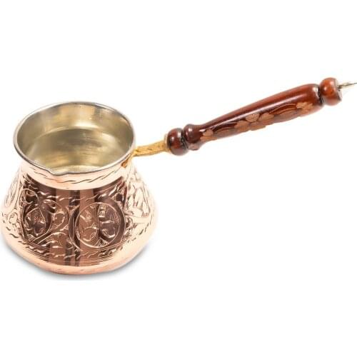 Copper Handmade 4 Person Coffee Pot is extremely special and decorative. It is tinned inside.trend 2021