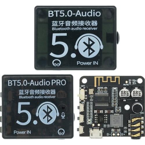 Mini Bluetooth 5.0 Decoder Board Audio Receiver BT5.0 PRO MP3 Lossless Player Wireless Stereo Music Amplifier Module With Case
