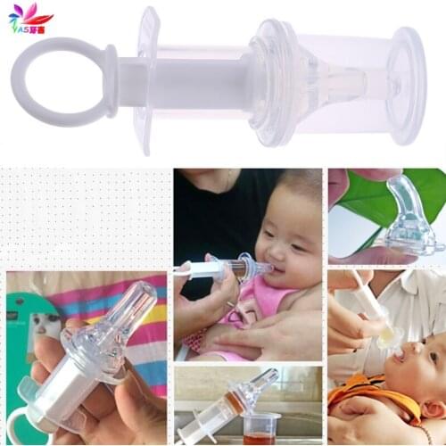 New Baby Solid Food Utensils Squeeze Medicine Drops Dispenser Kids Pacifier Charger Needle Diet Cutlery Utensils-TwZ