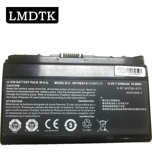 LMDTK NEW LAPTOP BATTERY FOR Hasee W370BAT-8 K590S K650C K750S K760E