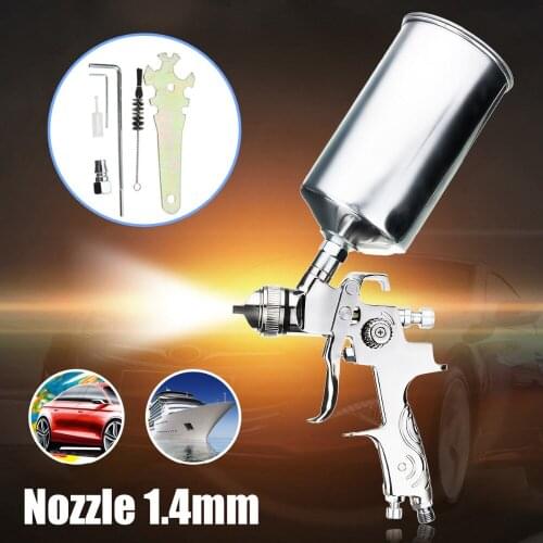 Professional Spray Gun For Painting Cars 1.4mm Nozzle 1000ML Gravity HVLP Spray Paint Gun Airbrush Pistols Aerografo
