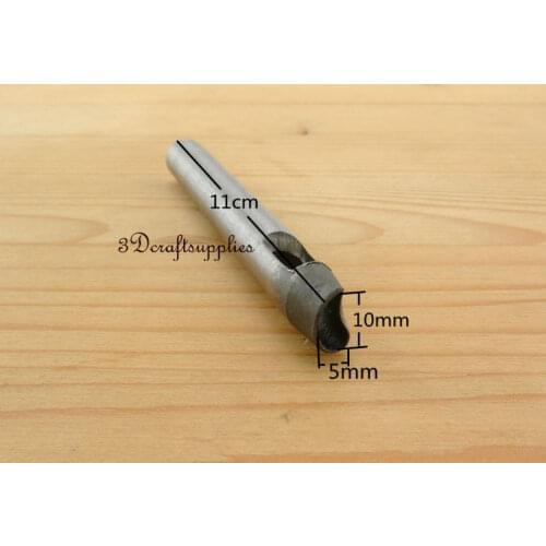 Cutting die leather puncher Hole Gasket Cutter Punch Set tool Magatama 10 mm x 5 mm S168