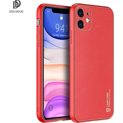DUX DUCIS Yolo Series For iPhone 11 iOS 11 Luxury Back Case Protecting Case Support Wireless Charging Supper PU+PC+TPU