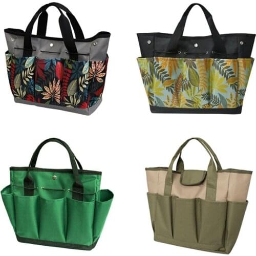 Garden Tool Bag Heavy Duty Canvas Tool Storage Home Organizer Gardening Tool Holder