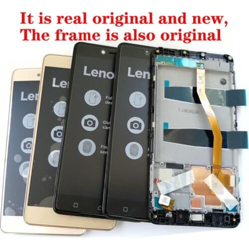Shyueda 100% Original New w frame 5.5" For Lenovo VIBE K6 Note K53a48 / K6 Plus k53b36 k53b37 LCD Display Touch Screen Digitizer