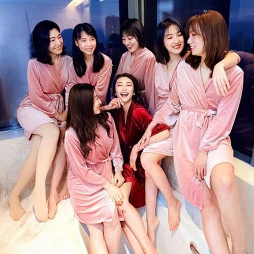 WEdin Women's Velor Robes