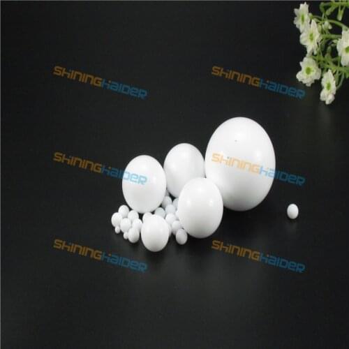 1-100PCS diameter 3mm to 63mm white diaphragm pump ball polytef ball PTFE ball polytef sealing ball plastic ball