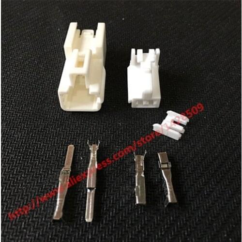 5 Set 2 Pin PA66 Female Male Auto Wire Harness Connector Auto Light ABS Sensor Connector