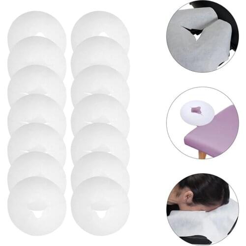 100Pcs Lying Pillow Towel Headrest Cover Pads Massage Table Face Cradle Covers Disposable Massage Pillow Covers