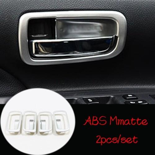 For Mitsubishi Outlander 2015 16 17 2018 Accessories ABS Matte Car Inner Door Bowl Protector Frame Cover Trim Car Styling 4pcs