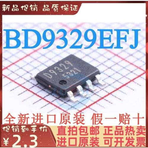 Free shipping D9329 BD9329 D9329A BD9329A BD9329EFJ-E2SOP8 10PCS