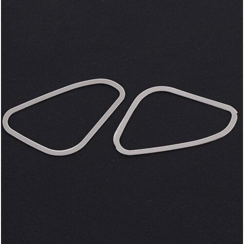 Free shipping! 2PCS For Ford Focus 2 MK2 Sedan Hatchback Stainless steel Ring outlet decoration car stickers