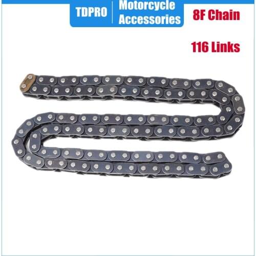 Motorcycle T8F Drive Chain 116 Links For 43cc 47cc 49cc Mini Dirt ATV Quad Pocket Bike Minimoto