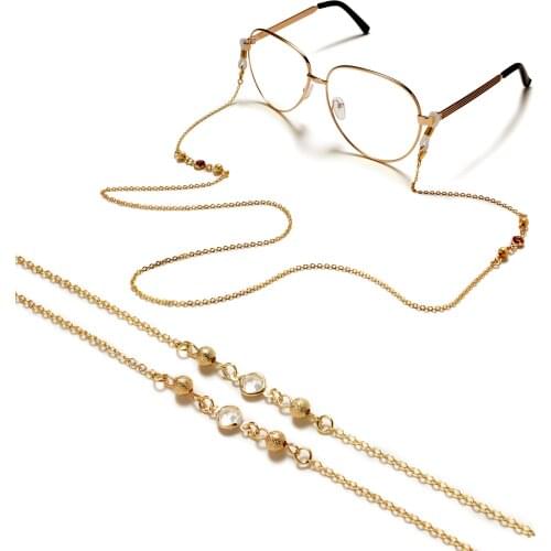 Fashion Eyeglass Chains for Women,Beaded Eye glasses Straps for Women,Stylish Beaded Eyegglass Chians