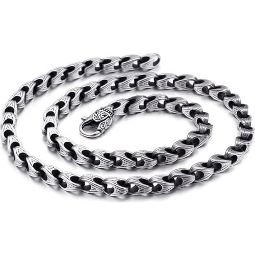 Top Quality Casting Biker Link chain Stainless steel Mens Heavy necklace 27.5'' 8mm wide .heavy 141g weight