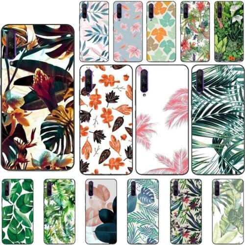 YNDFCNB green Lucky Clover Plant Phone Case for Huawei Y5 II Y6 II Y5 Y6 Y7 Prime Y7Plus Y9 2018 2019