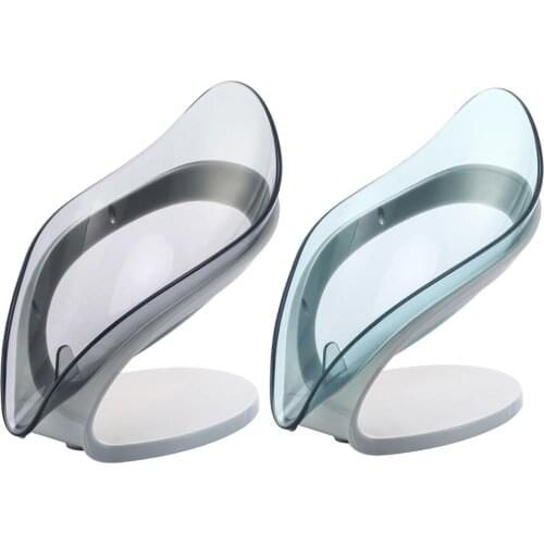 Drainage Soap Holder Soap Dish No Punched Holder for Sponge Bathroom Kitchen