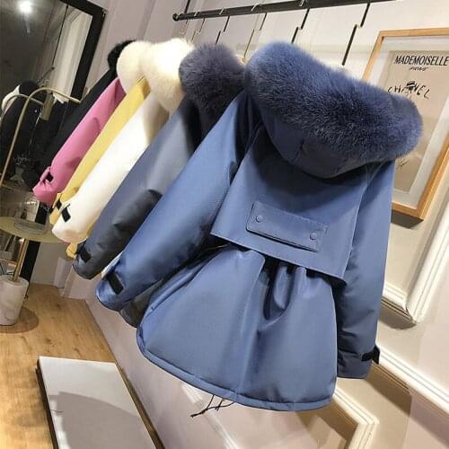 90% White Duck Down Jacket Women Winter Jacket Thick Coat For Women Down Parka Warm Female Clothes Large Natural Fox Fur Hooded