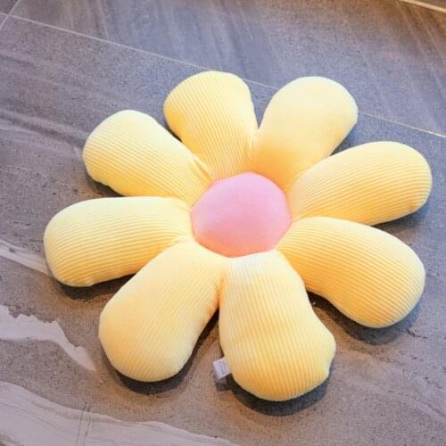 Cartoon Beautiful Petal Flower Plush Pillow Toy Soft Fresh Plant Stuffed Doll Chair Cushion Sofa Kids Lovers Birthday Decor Gift