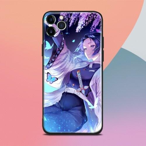 Shinobu Kocho Kimetsu no Yaiba anime For iPhone se 6 6s 7 8 plus x xr xs 11 pro max soft silicone phone case cover shell