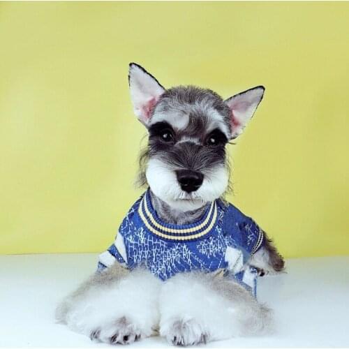 New Pet Dog Sweater Jumper Clothes Winter Warm Jacket Coat Hoodie For Small Medium Dogs Schnauzer Chihuahua Pomeranian Pug EMC24