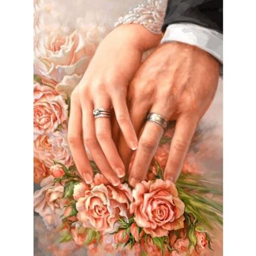 Full Diamond Painting Wedding Decoration Diamond Embroidery 5D Diy Diamond Mosaic Rhinestone Picture Needle Art Craft