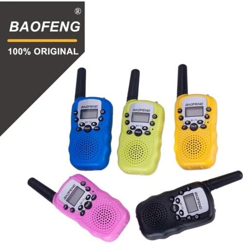 2pcs Wholesale Children Mini Kids UHF Walkie Talkie BF-T3 Baofeng FRS Two Way Radio Comunicador T3 Handy Talkie Toy Transceiver