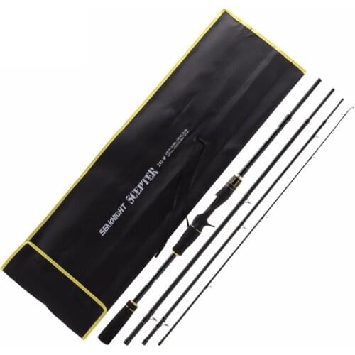 SCEPTER Casting Lure Fishing Rod 4Section 2.1M/2.4M Power M Lure Weight 10-30g Line Weight 10-20lb Casting Fishing Rod