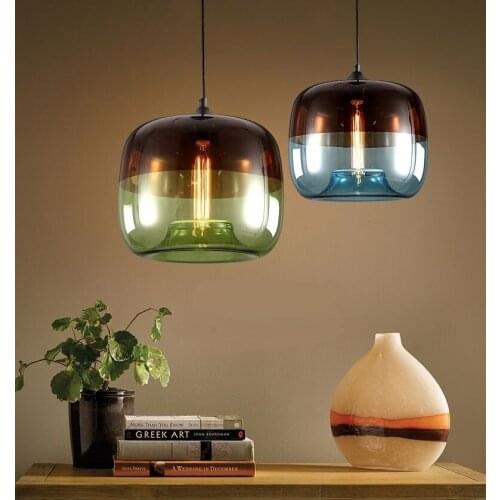 Plating glass lamps Nordic minimalist restaurant apple single head color Pendant Lights bar coffee shop creative GY3