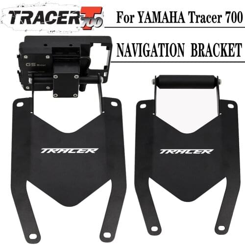 Tracer 700 Motorcycle GPS Bracket Adapter Navigation Bracket Support Frame For YAMAHA Tracer 700 2016-2019 Tracer 700 2017 2018