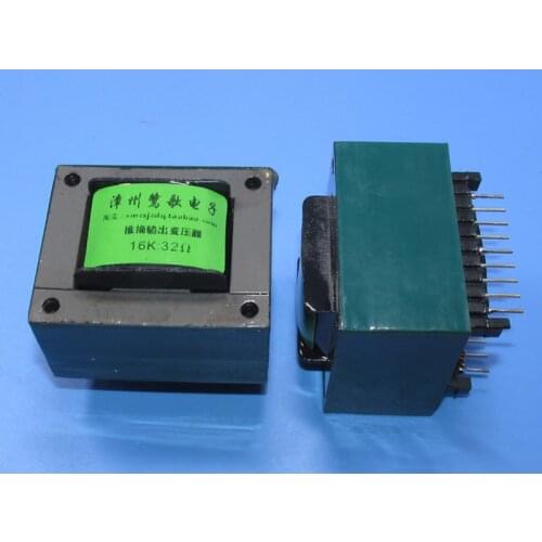 The tube headphone dual-purpose 16K push-pull output transformer of the previous stage, output 32Ω, average primary 76H