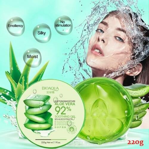 220g Natural Aloe Vera Gel Face Whitening Moisturizer Cream Anti Wrinkle Acne Scar Skin Sunscreen Acne Treatment Cream Skin Care