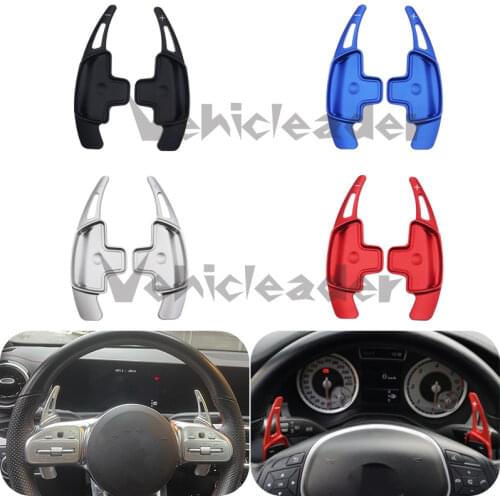 Steering Wheel Paddle Shifter Shift Paddle Blade Extension Aluminum For Mercedes Benz A B C E GLE Class W176 W205 W246 C117 W218