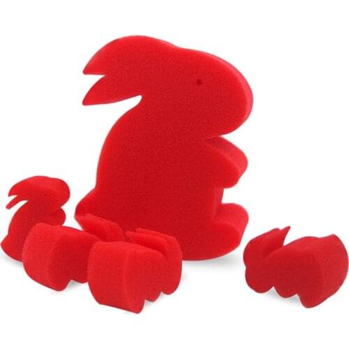 1set Multiplying Sponge Rabbit To Jumbo (1set=5pcs) Magic Tricks Appearing Magica Close Up Gimmick Props Funny Toys for Children