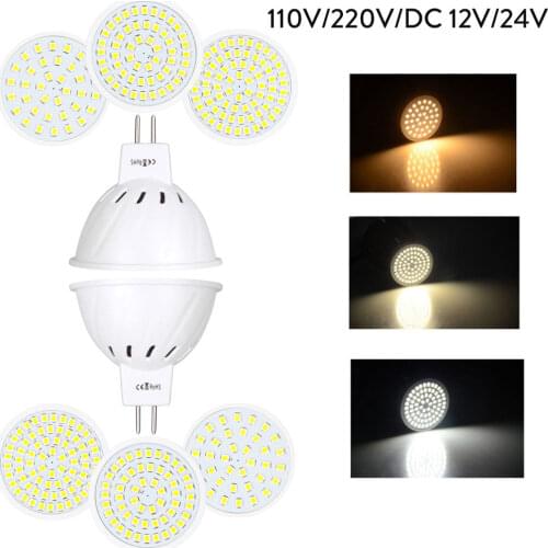 10pcs/Lot LED MR16 Spot light Bulb 36 54 72LEDs 3W 5W 7W Corn Lamp Spotlight Bombillas LED Lampara AC 110V 220V DC 12V 24V