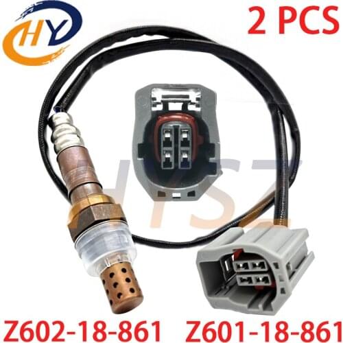 2 Sets Front & Rear Oxygen Sensor Z601-18-861 Z602-18-861 Z601-18-861A Z601-18-861B Fits For Mazda 3 1.6 L Mazda 3 1.6 L 5.0