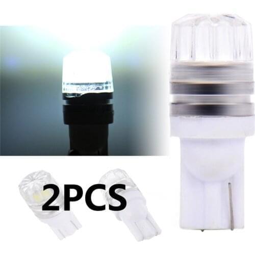 2Pcs Super Bright Low Consumption T10 5050 5SMD LED Car Vehicle Side Tail Lights Long Lasting Fashion Bulbs Lamp White#294304