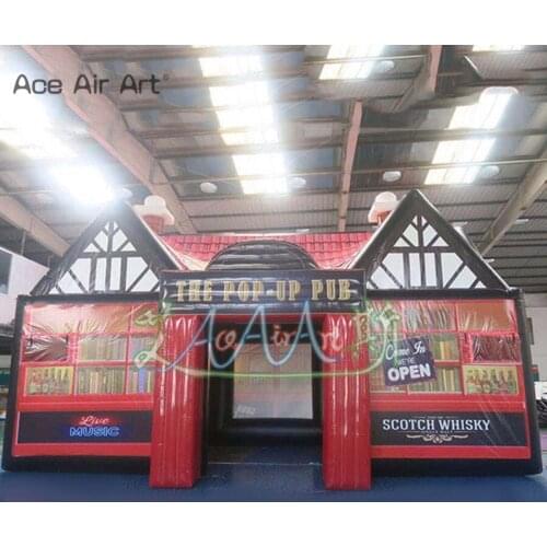 2020 huge inflatable irish bar tent inflatable pub bar tent wine house air party tent for beer sale