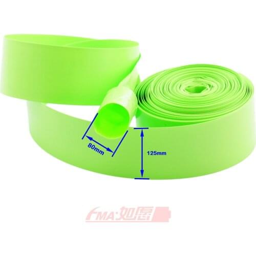 3M PVC Plastic Heat Shrink Tube F/W:125mm D80mm Battery Capacitor Cable Pack Film