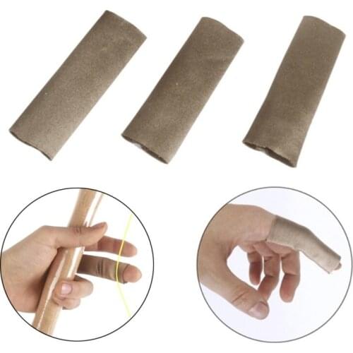 3pcs/set Fishing Finger Sleeve Protector Cover Anti Scratch Protection Soft Elastic Finger Skin Protective Sleeve Hand Guard