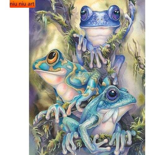 5D Diamond Art Painting Full Diamond Embroidery Diamond Painting Frog Mosaic Cross Stitch Diamond Setting Diamond Paint