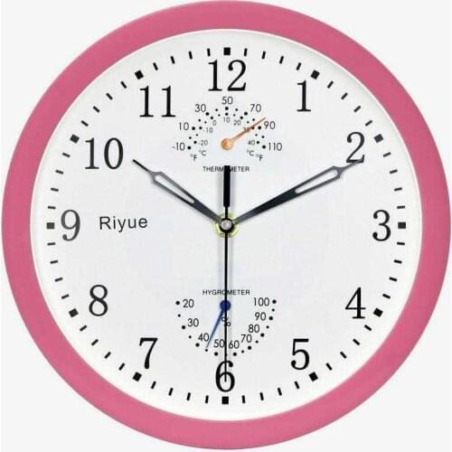 7 Inch Wall Clock Temperature Humidity Cell Calendar Electronic Clock Degree Living Room Fashion Simple Household Table Watch