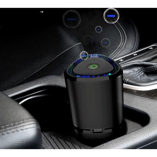 5v/2a Car Air Purifier Usb Type-C Aluminum Alloy Negative Ion Aromatherapy Air Purifier Without Filter Car Interior Accessories